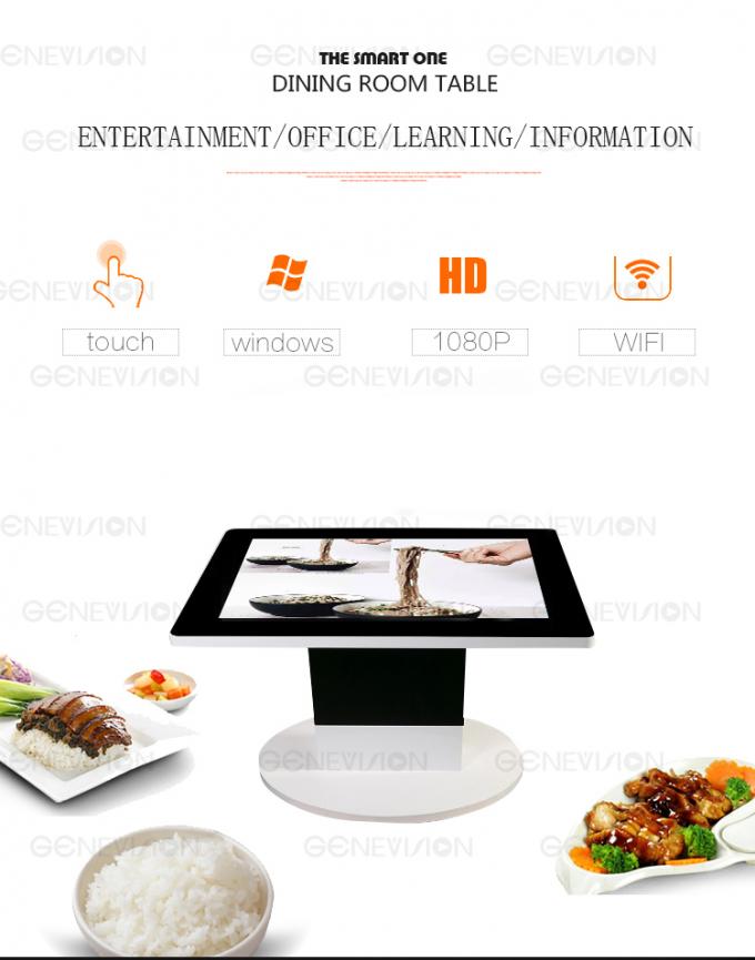20-Points Touch IPS 43inch Touch Table for Coffee Shop Smart Android Touch Screen Table Commercial LCD Dinning Table 1