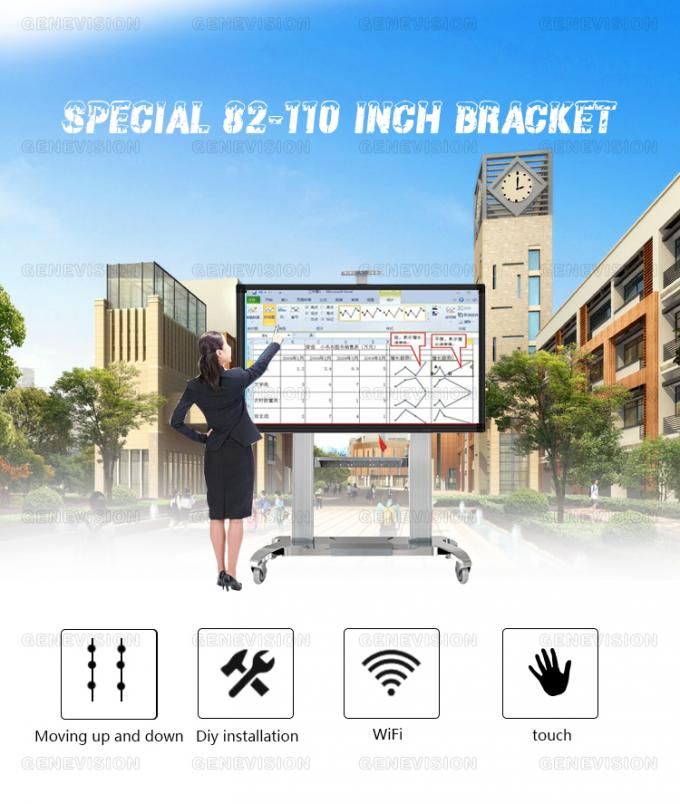 A6061 T6 Aluminum Alloy Movable Advertising TV Stand