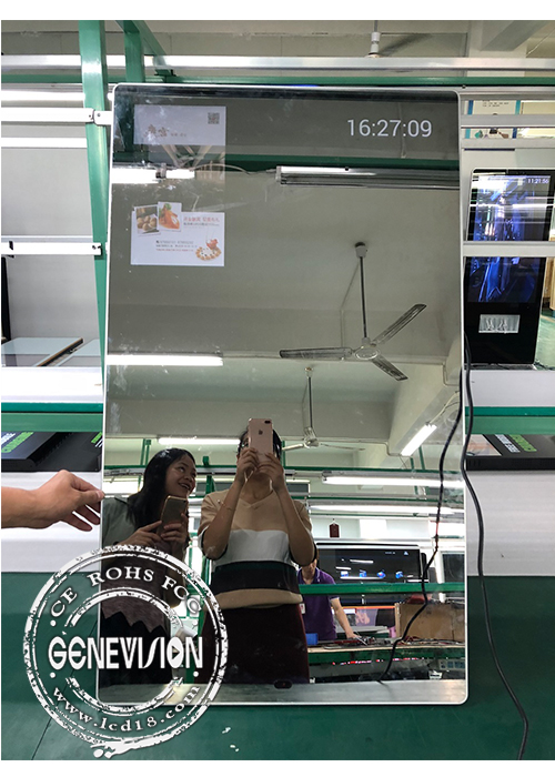 200pc 43inch Magic Mirror Advertising Player Bulk Production with Android Remote Control and Embedded Motion Sensor