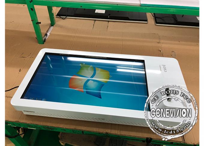 Win10 32inch Chain Store Digital Signage Infrared Touch Screen Cash And Bank Card Payment Terminal