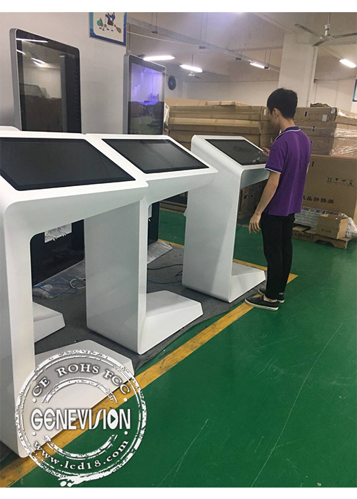 Newly designed 27inch PCAP touch screen Computer Win10 All-in-One Touch Kiosk