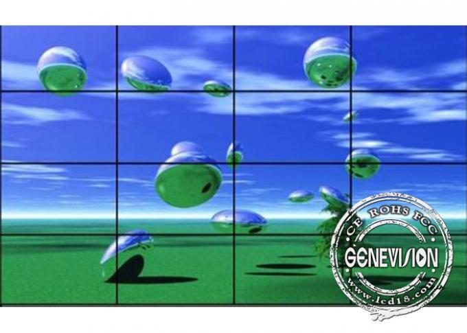 65" Digital Signage Video Wall 2X2 3.5mm Narrow Bezel LCD Monitor Color Full HD 1080p 1