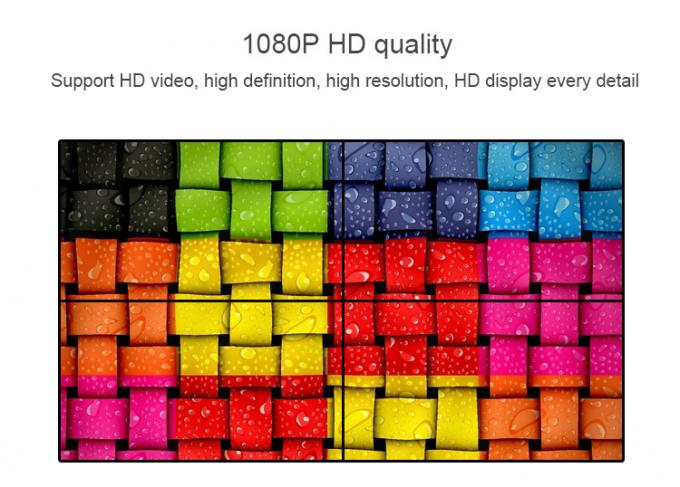 4K Daisy Chain Wall Mount LCD Display 2 * 2 55inch  Floor Standing 1