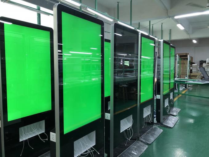 70pc 55inch LG Panel LCD Advertising Kiosk with Mobile Phone Charging Cables and HDMI input