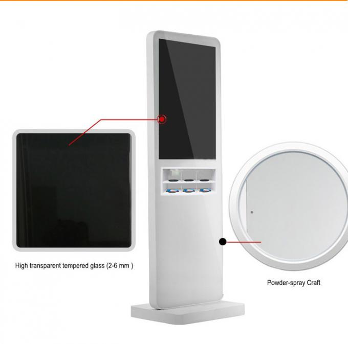 PC Digitalfloor Standing Digital Signage Wireless Charging Station 32'' WIFI Touch Screen Kiosk