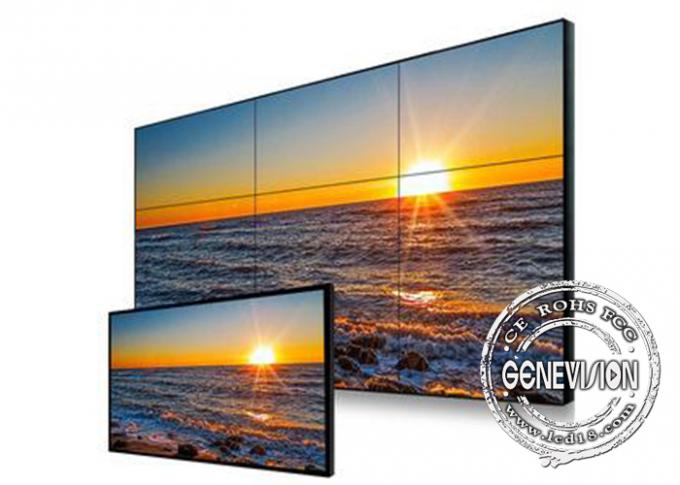Narrow Bezel Flexible Digital Signage Video Wall 65 Inch Samsung With Front Maintenance