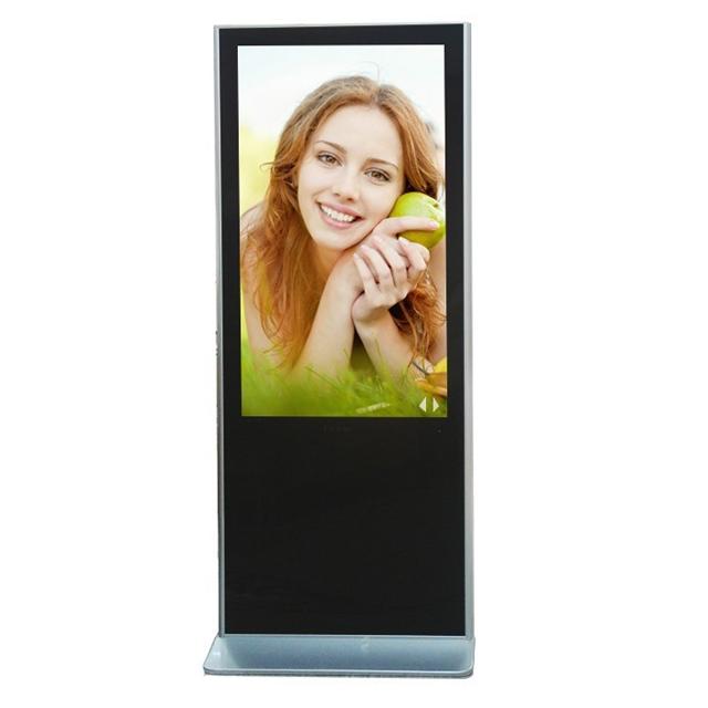 Free Stand Touch Screen Kiosk Full HD 1080P 49 Inch Android Network 3G 4G Video Player