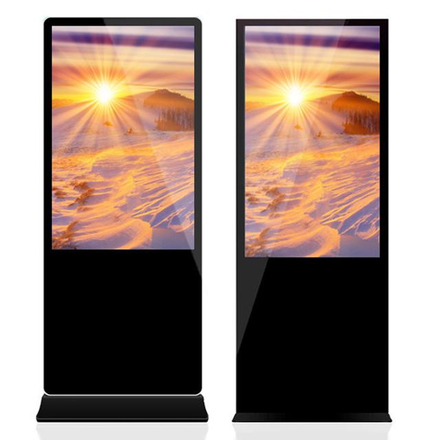 55 Inch Lcd Cosmetic Floor Display Digital Signage Floor Standing Totem ...
