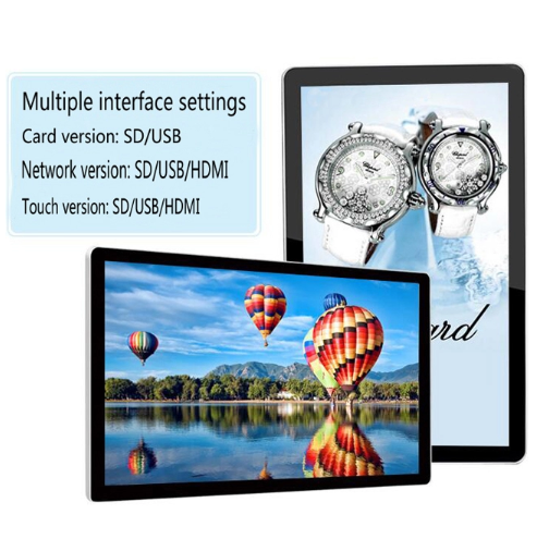 Advertising Screen Wifi Lcd Monitor Display 43 Inch 350-450 Nits Wall Mounted