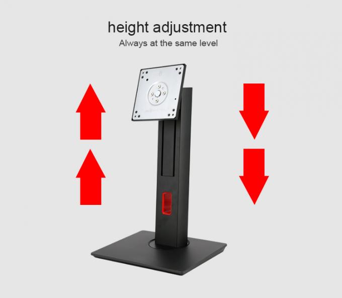 18.5" - 27" LCD Display Monitor All In One Table Stand Tilt Up Down 360 Degree Rotation Monitor Support Stand 2