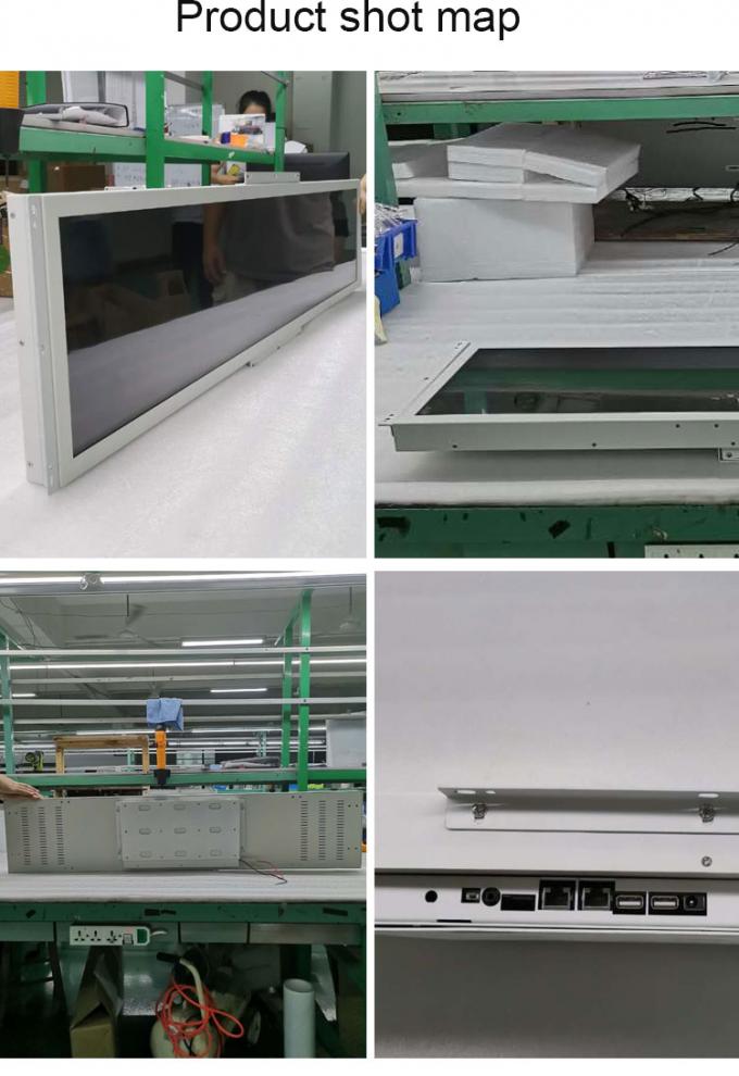 Android 7.1 700nits 4K LCD Stretched Bus Digital Signage 2