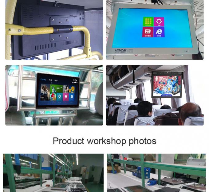 15.6 Inch Bus Advertising Screen 250CD/M2 With Remote ADS Management System