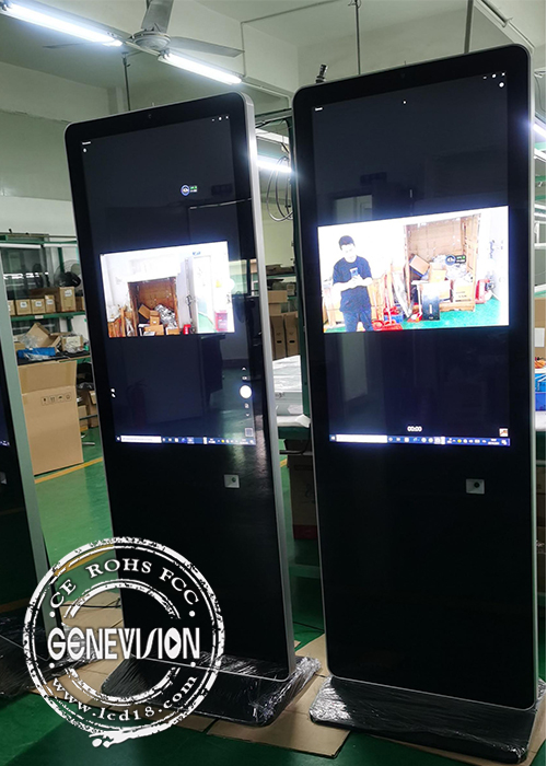 Tag Touch Screen Capacitive Touch Screen Kiosk With Facial Recognition Camera and Microphone