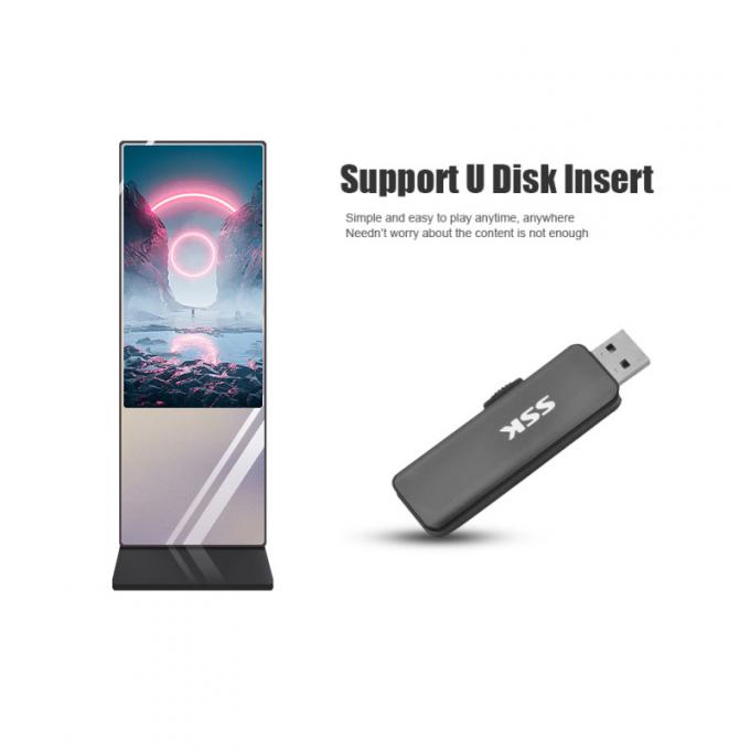43" Smart Interactive Magic Mirror Kiosk with Touch Screen and Camera for Retail Stores Gyms and Makeup Studios 2