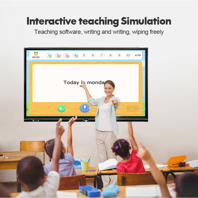 Totem 4K 20 point touch screen interactive kiosk 0