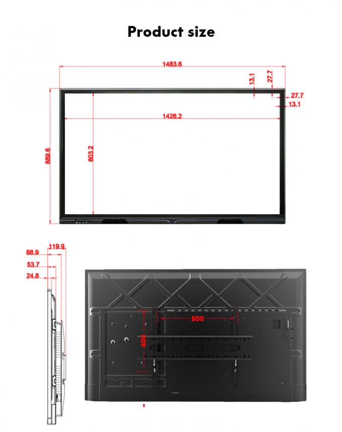 Totem 4K 20 point touch screen interactive kiosk 2