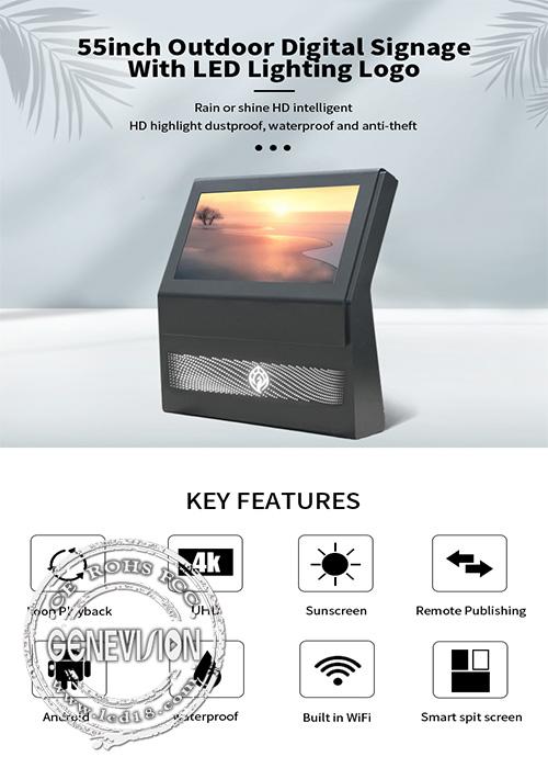 Nano IR Touch Android Outdoor Digital Signage IP65 For Landscape 0