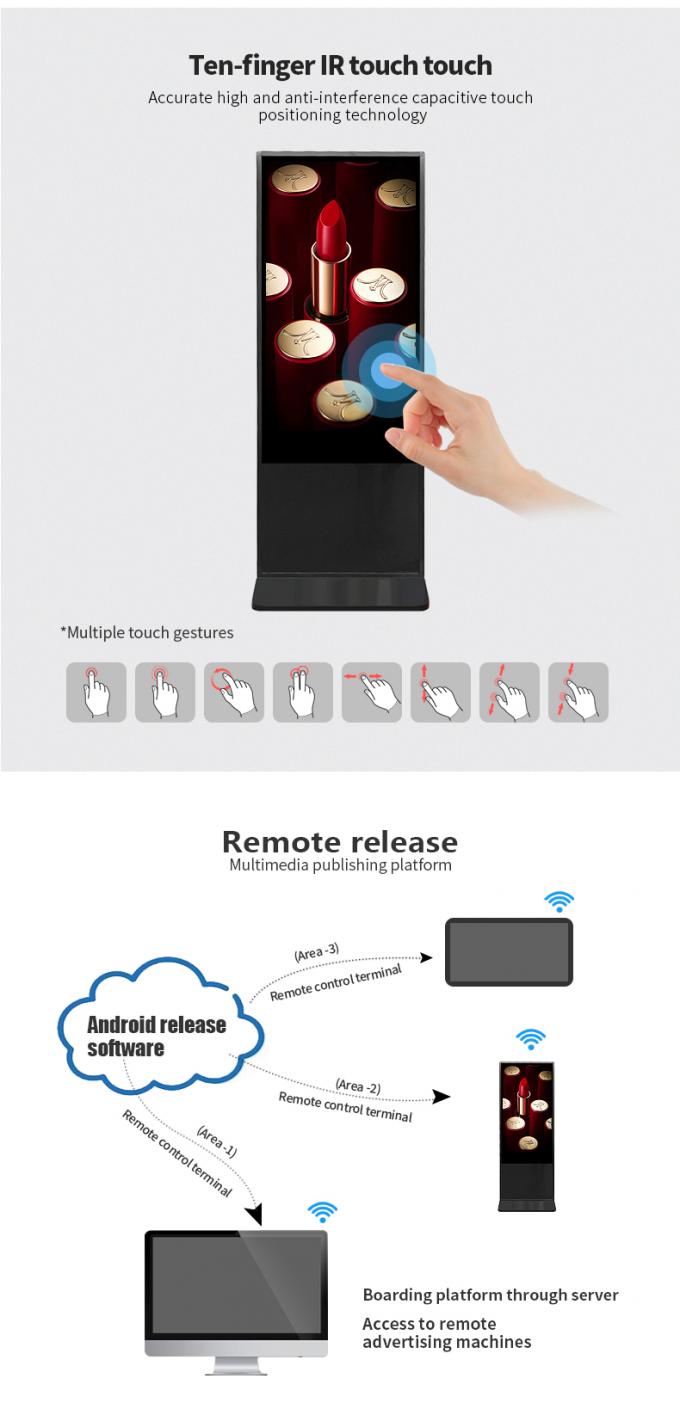 32 65in All In One IR Interactive Touch Screen Kiosk