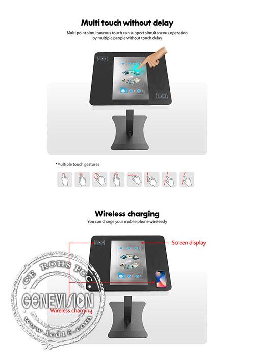 Floor Standing 18.5 Inch 21.5 Inch PCAP Interactive Multi Touch Table
