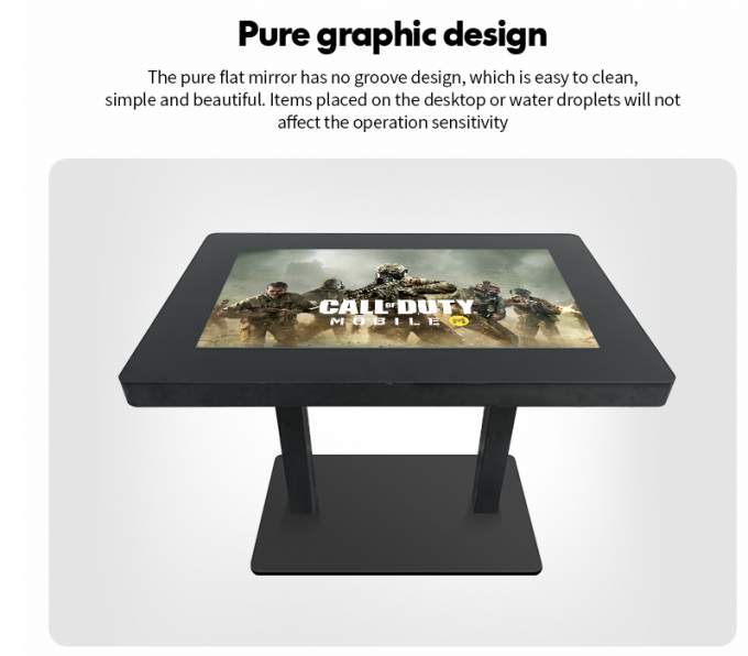 CE 43" LCD Multitouch WiFi Digital Signage For Coffee Bar 0