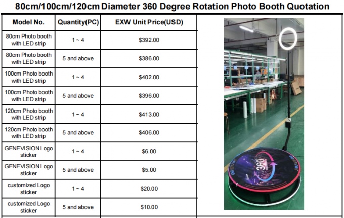 Promotional Price of 360 Degree Slow Motion Photo Booth