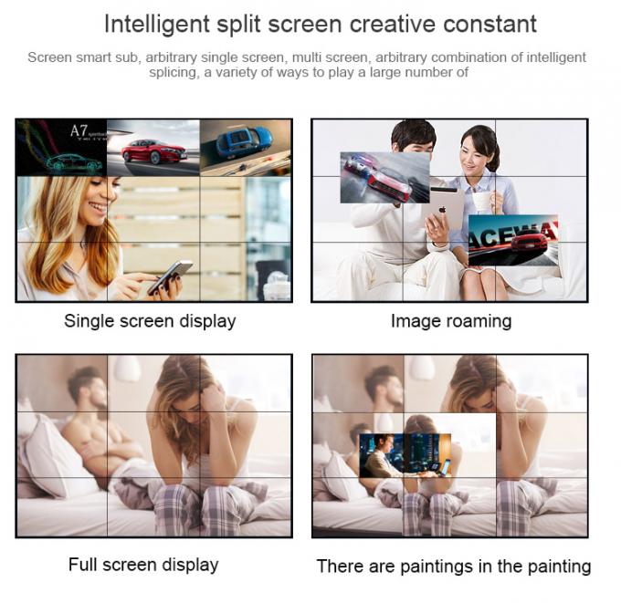 46" 55" BOE Original Panel Seamless LCD Digital Signage Flexible Video Wall Solutions 0
