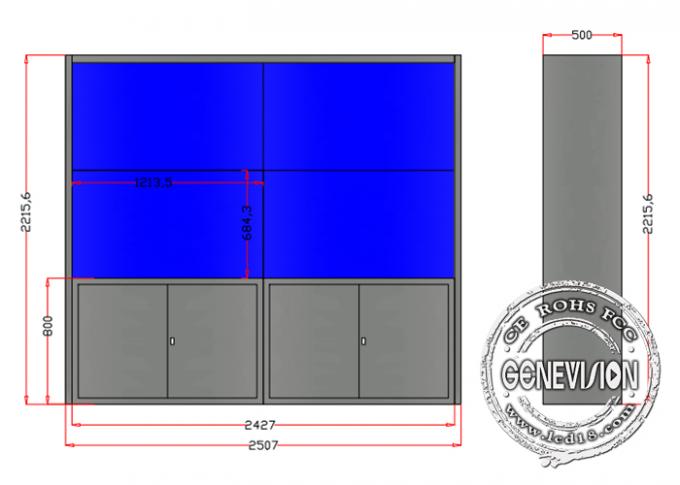 46" 55" BOE Original Panel Seamless LCD Digital Signage Flexible Video Wall Solutions 1