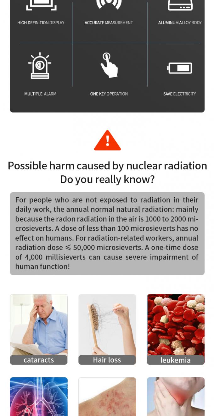 Radiation Mini Ray Element Detector High Precision Measuring Instrument 1