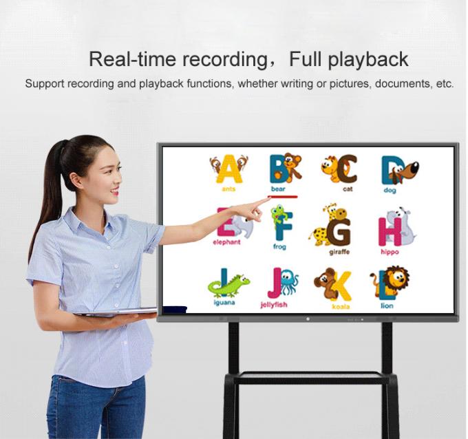 55" Lcd Display Panel Intelligent Interactive Whiteboard Smart Class Handwriting Digital Board Note 0