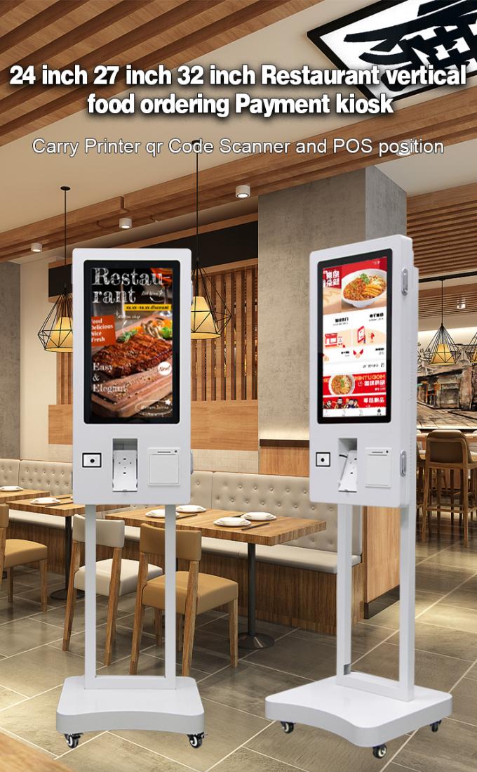 24 Inch 32 Inch Self Service Kiosk Touch Payment Restaurant Ordering ...