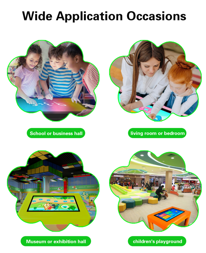 32 43 55 Inch Kids Interactive Game Table Touch Screen Kiosk  for children 0