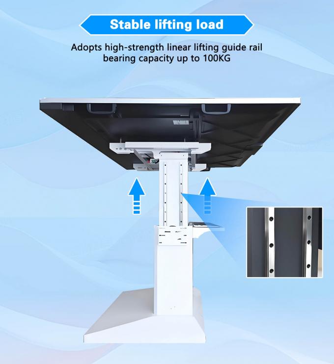 Lift Up Down Rise Fall Flip Left Right Remote Control Stand for 86" 98" 110" Smart Board 3