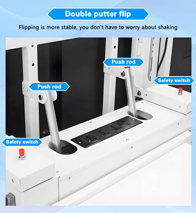 Lift Up Down Rise Fall Flip Left Right Remote Control Stand for 86" 98" 110" Smart Board 4