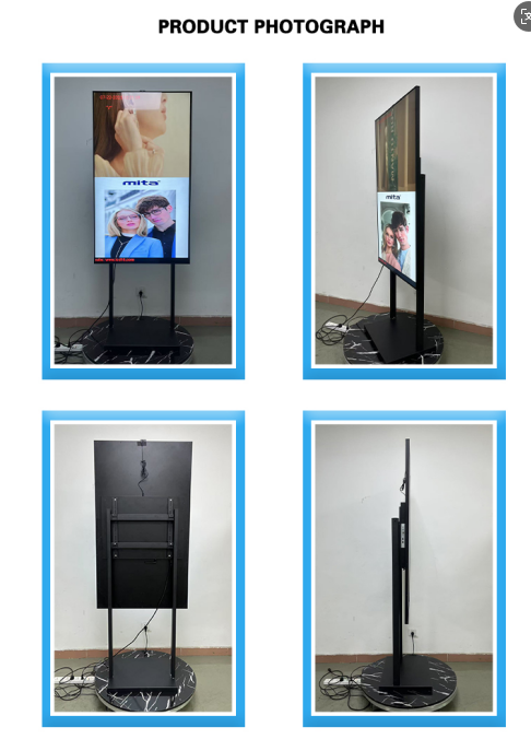 49 Inch 2K 4K Shop Window Facing Display With High Brightness 1000-2500nits 4