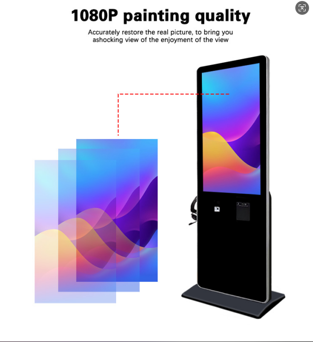 43 inch LCD Healthcare Hospital Two-Way Intercom  Interactive Kiosk  Wifi Touch Screen Kiosk 2