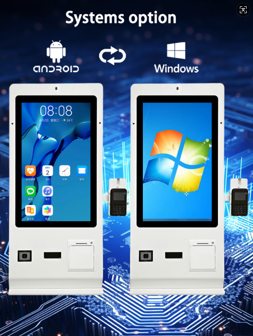 24 Inch Key Dispenser Self Service Kiosk With 13.56 Mhz Card Dispensing Collecting 1