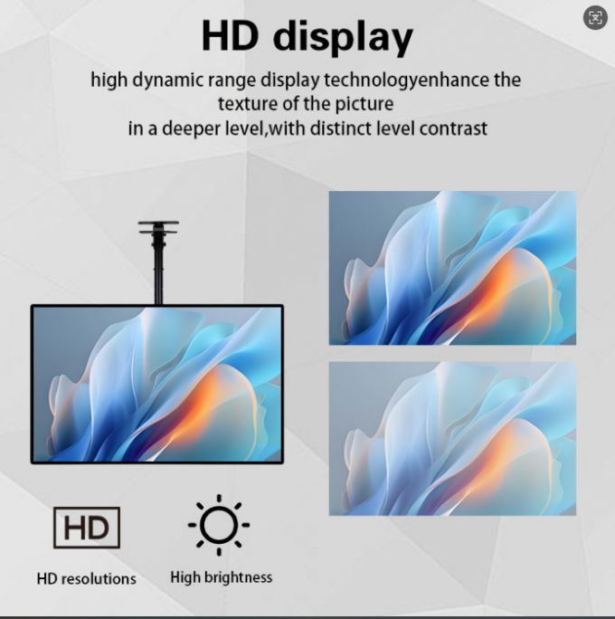 43 Inch Digital Menu Boards Wall Mount LCD Display For Restaurant Menu Display 3