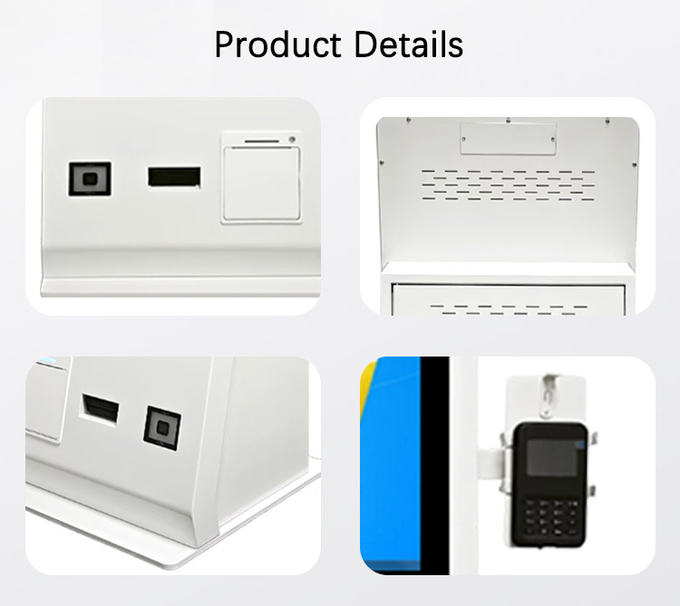 24 Inch Card Dispenser Machine NFC Card Dispenser Hotel Self Check in Kiosk with Card Dispenser QR Code Scanner 1
