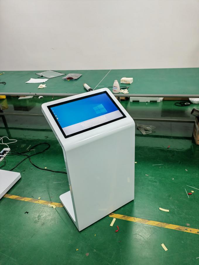 21.5" All-in-One Self Service Touch Screen Kiosk for Hospitals Banks Finance With Automatic Queuing & Query Information System 0