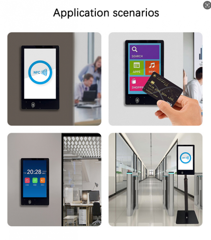 21.5 inch Touchscreen Display Tap To Pay NFC Contactless Payment Self Service Kiosk 3