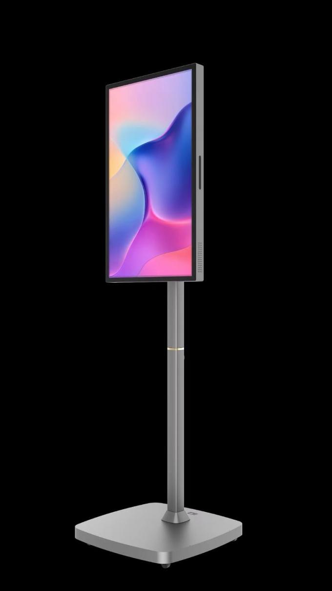 21.5 27 32 inch Battery Powered Movable Touch Screen Kiosk 0