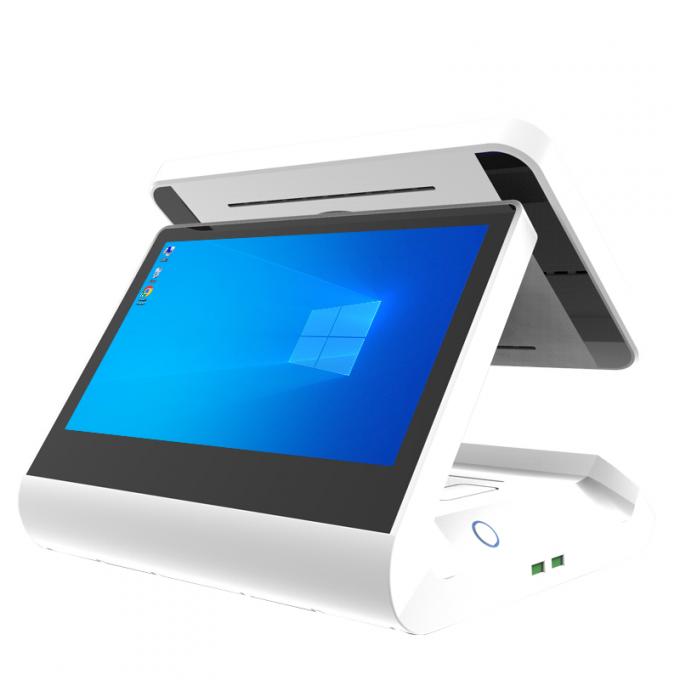 Android Desktop Dual-screen Cash Register Screen with 80mm Printer and Scanner 11.6inch+11.6inch 2GB+32GB POS Systems Machine Terminal 1