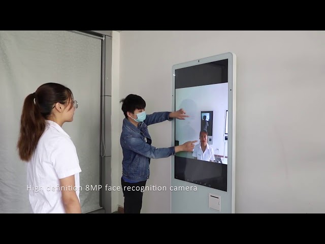 Nano Film Touch Screen Wireless Digital Signage Android 7.1 With Camera Microphone Receipt Printer