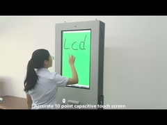 32inch outdoor touch screen self service kiosk with receipt printer and QR code scanner