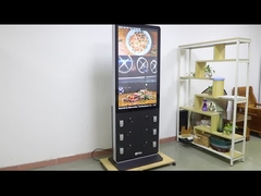 Interactive Lcd Touch Screen Phone Charging Password Cabinet Digital Signage