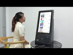24 inch Hotel Check In Card Dispenser Payment Machine with Printer QR Code Scanner