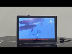 Watch: 10.1 inch Metal Aluminum Frame Wall Mount Android PC PCAP Touch Screen Display Showcase