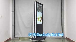 49 inch 4K AG Glass Double Sided LCD Kiosk