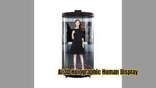 75 Inch 3D Holographic AI Digital Human Display