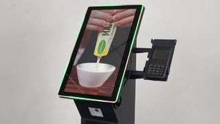 21.5 Inch LED Lights Capacitive Touch Screen Self Service Payment Kiosk